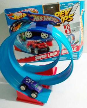 Pista Hot Wheels Rev Ups- Super Boucle