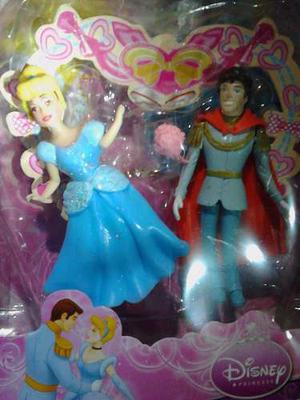 Princesa Con Su Principe De Disney 2 Figuras Nuevas Muñeca