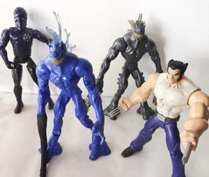 Subasta 4 Figuras D Accion Wolverine 30cm Marvel Usados