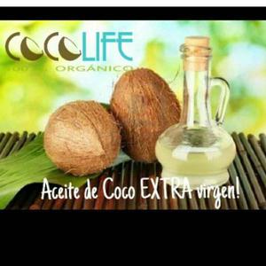 Aceite De Coco Organico Crudo Natural