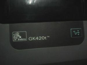 Impresora De Códigos De Barra Zebra Gk420t Usb-serial. Lp