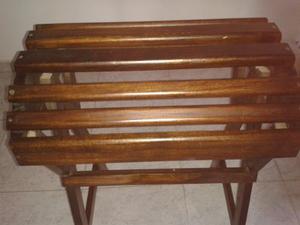 Mesa De Madera Para Silla De Caballo