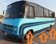 Platina Borde Rueda Encava Autobus Camioneta