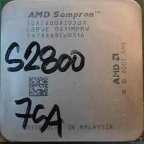 Procesador Amd Sempron  Socket 754