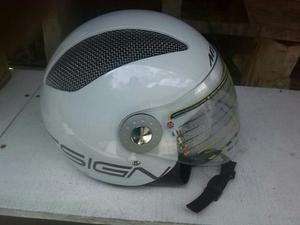 Casco Semi Integral Mt Helmets Ubrain 2 Carbono