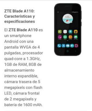 El zte Blade A110 nuevo 4glte Digitel