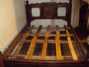 Cama De Madera Matrimonial