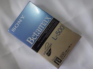 Cassette Betamax Sony De 3 Horas Nuevo