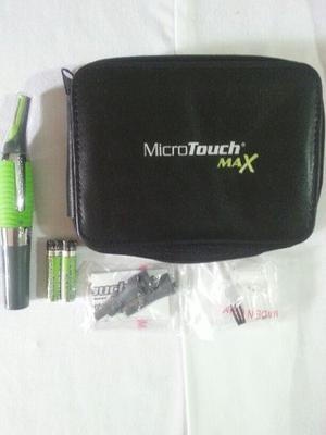Micro Touch Max + Bolso Con Accesorios