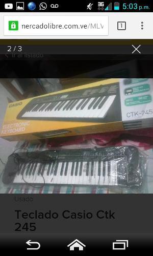 Teclado Casio Ctk 245