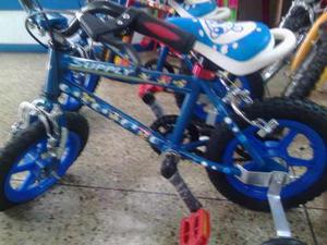 Bicicleta Rin 12 Con Cauchos De Plásticos Resistente