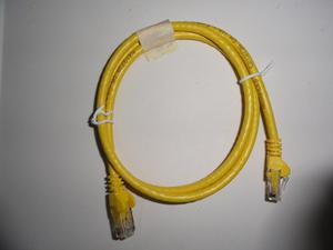Cable De Red Amarillo Cat 6 Certificado 1 Metro
