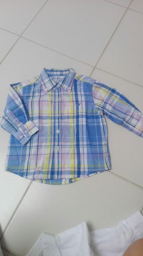 Camisas Manga Larga Talla 12 Meses