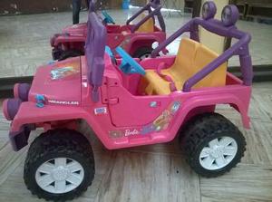 Carro A Batería Jeep Barbie Fisher Price Power Wheel