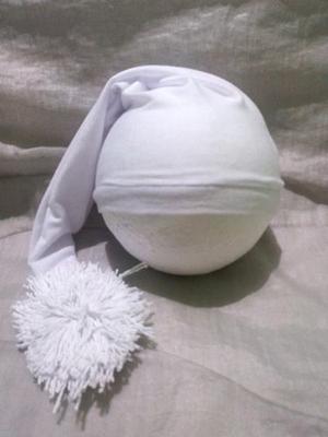 Gorro Gorrito Bebe Niños Niñas Algodon Con Pom Pom Dormir