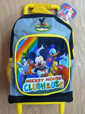 Mickey Buzz Planes Princesas Morral Maleta Pequena Escolar