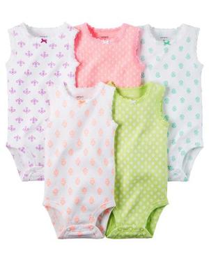 Set De 5 Bodies Carters Varias Tallas Originales