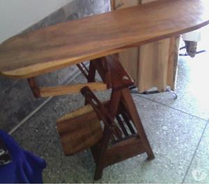 Silla y mesa plancha madera Magdaleno