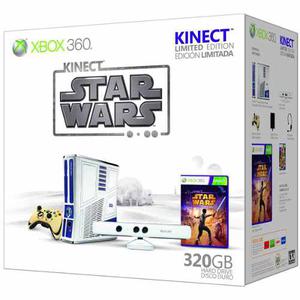 Xbox 360 Edicion Especial Stars War + Kinect + 2 Controles