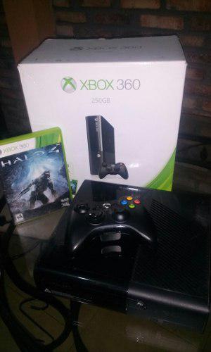 Xbox 360 Super Slim Con Su Caja Control Y Juego