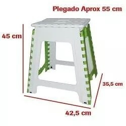 Banqueta Plegables Grande  (150 Kg De Soporte Peso)