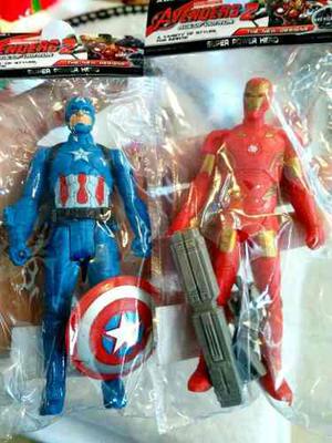 Muñeco Figura Juguete Avengers 2 Articulado Superhéroe