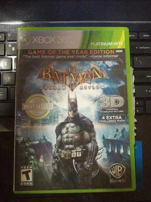 Batman Arkham Asylum Edicion Game Of The Year