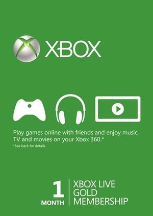 Cuentas Xbox Live Gold De 1 Mes