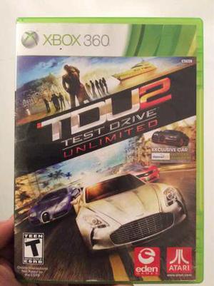 Juego Original Test Drive Unlimited 2 Xbox 360