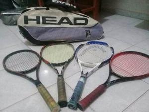 Raquetas De Tenis Usadas Con Bolso