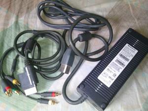 Regulador Xbox360 + Cable De Audio Y Video