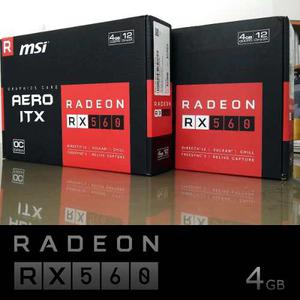 Tarjeta De Video Msi Radeon Rx 560 Gaming 4gb Overclock Ethe