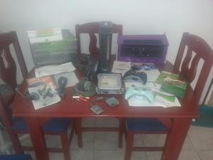 X Box 360 Elite, Con Kinect, Controles Y Accesorios