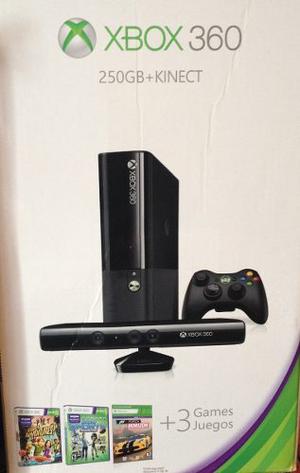 Xbox 360 Como Nuevo + 3 Juegos + Kinect+ Control Adicion Reg