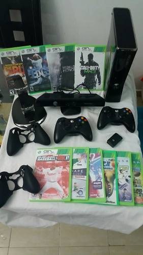 Xbox Con Kinet Y Accesorios