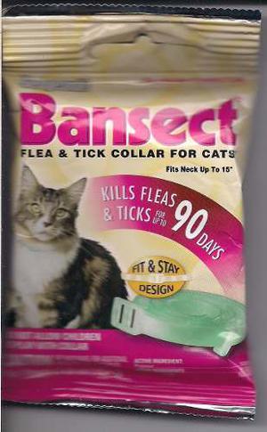Bansect Collar Anti Pulga Y Garrapatas Para Gatos