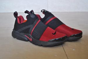 Kp3 Nuevo Zapatos Nike Air Presto Extreme Vino Tinto Negro
