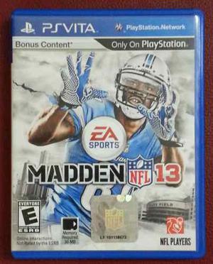 Madden 13, Psvita