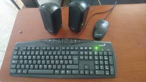 Combo Genius Teclado, Cornetas, Mouse