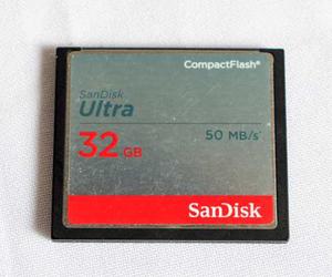 Memoria Compact Flash 32gb 50mbs