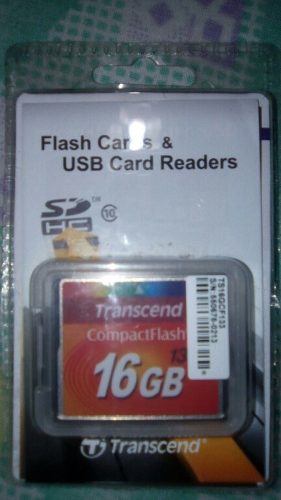 Memoria Compact Flash Transcend De 16 Gb