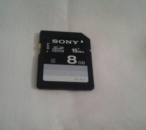 Memoria Sd 8gb. Sony