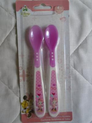 Set De Cucharas Disney Baby Minnie Mickey Bebes