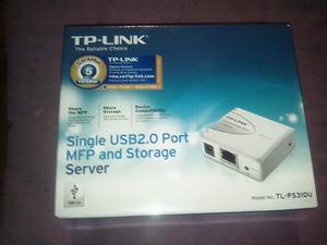 Tp- Link Single Usb 2.0 Mfp And Storage Server Tl- Ps310u