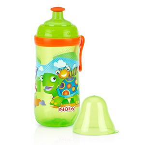 Vaso Nuby Pup - Up 12 Oz / 360 Ml Con Tapa Para Bebes