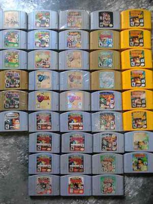 Coleccion De Juegos De Nintendo 64 (pregunte) No Se Regalan