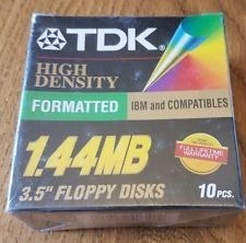 Disketes - Disquetes Tdk 3.5 Caja De 10 Und 1.44 Mb