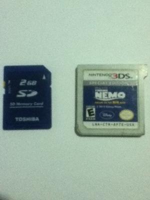 Memoria Y Juego Nemo Para Nintendo 3ds