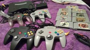 Nintendo 64 +4 Controles Y Juegos