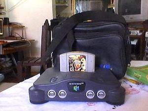 Nintendo 64 Con Bolso Viajero Negociable